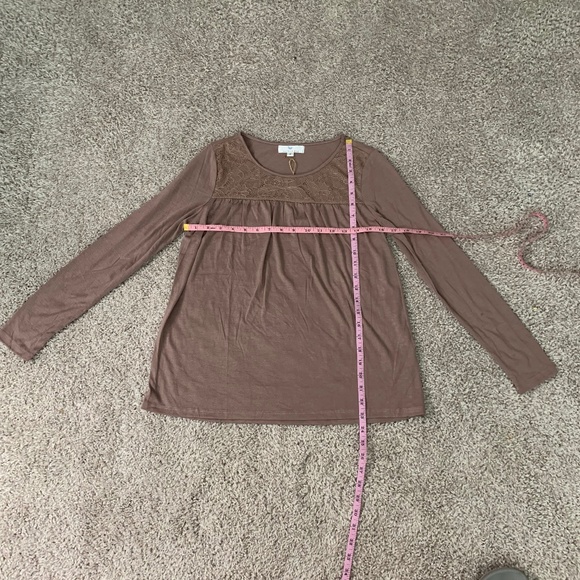 Peyton Bre size 14 brown top - Picture 5 of 11